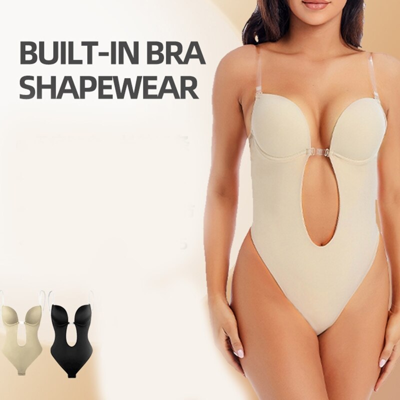 Rückenfreier Bodysuit-Shapewear